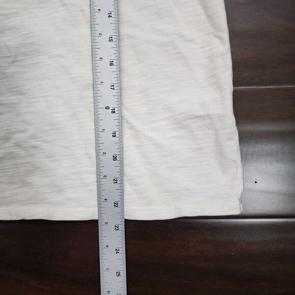 Nation LTD Gracie Pintuck 3/4 Balloon Sleeve Off White Top Med Boho Beach - Picture 9 of 10